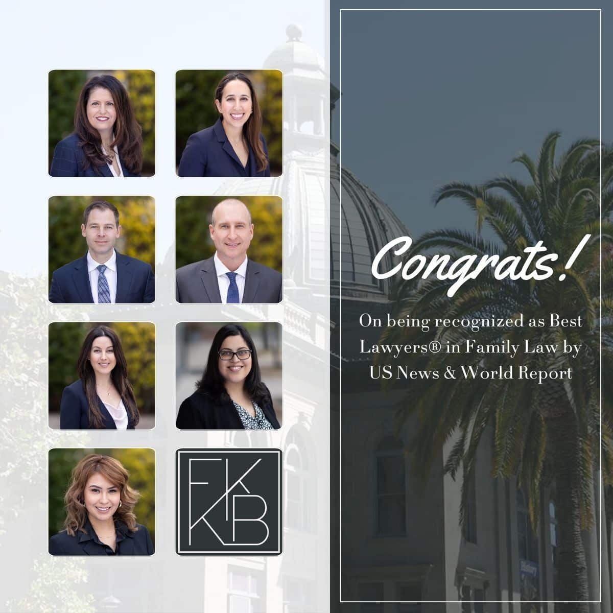 Flicker Kerin, LLP is excited to announce that seven of the firm’s attorneys have been recognized as Best Lawyers® in Family Law by US News & World Report.